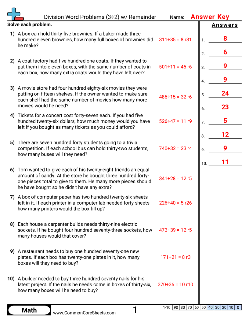 Division Worksheets - 3-d-2-with-remainder worksheet