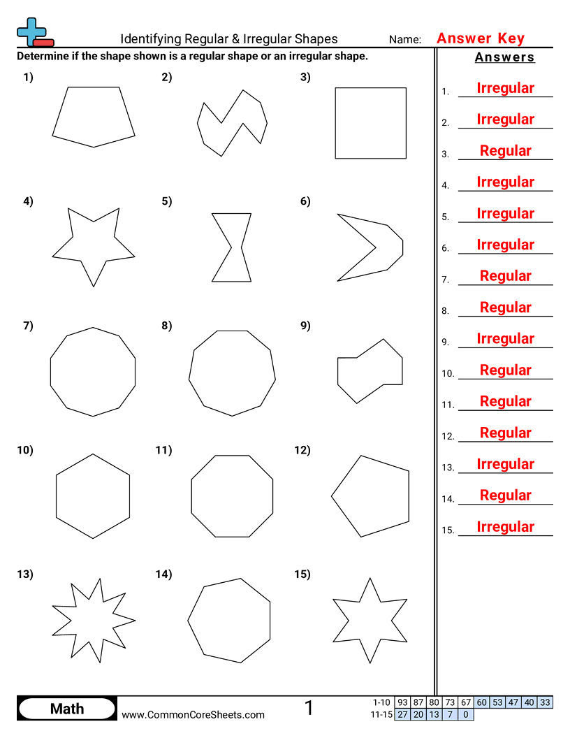 Shapes Worksheets - identifying-regular-and-irregular-polygons worksheet