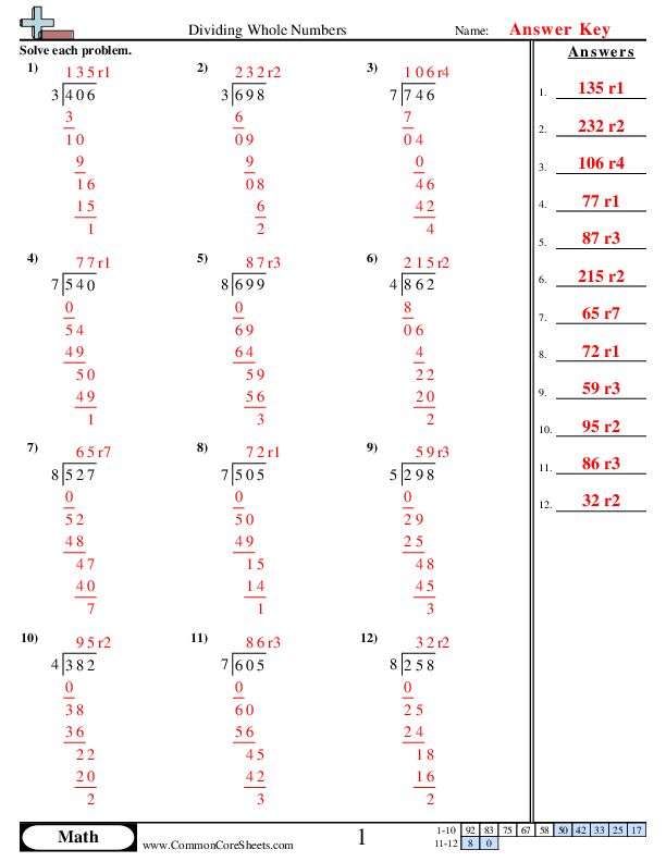  - 3-d-1-w-remainder worksheet