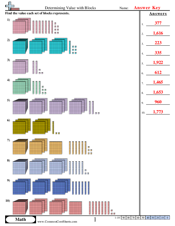  - determining-value-with-1000-blocks worksheet